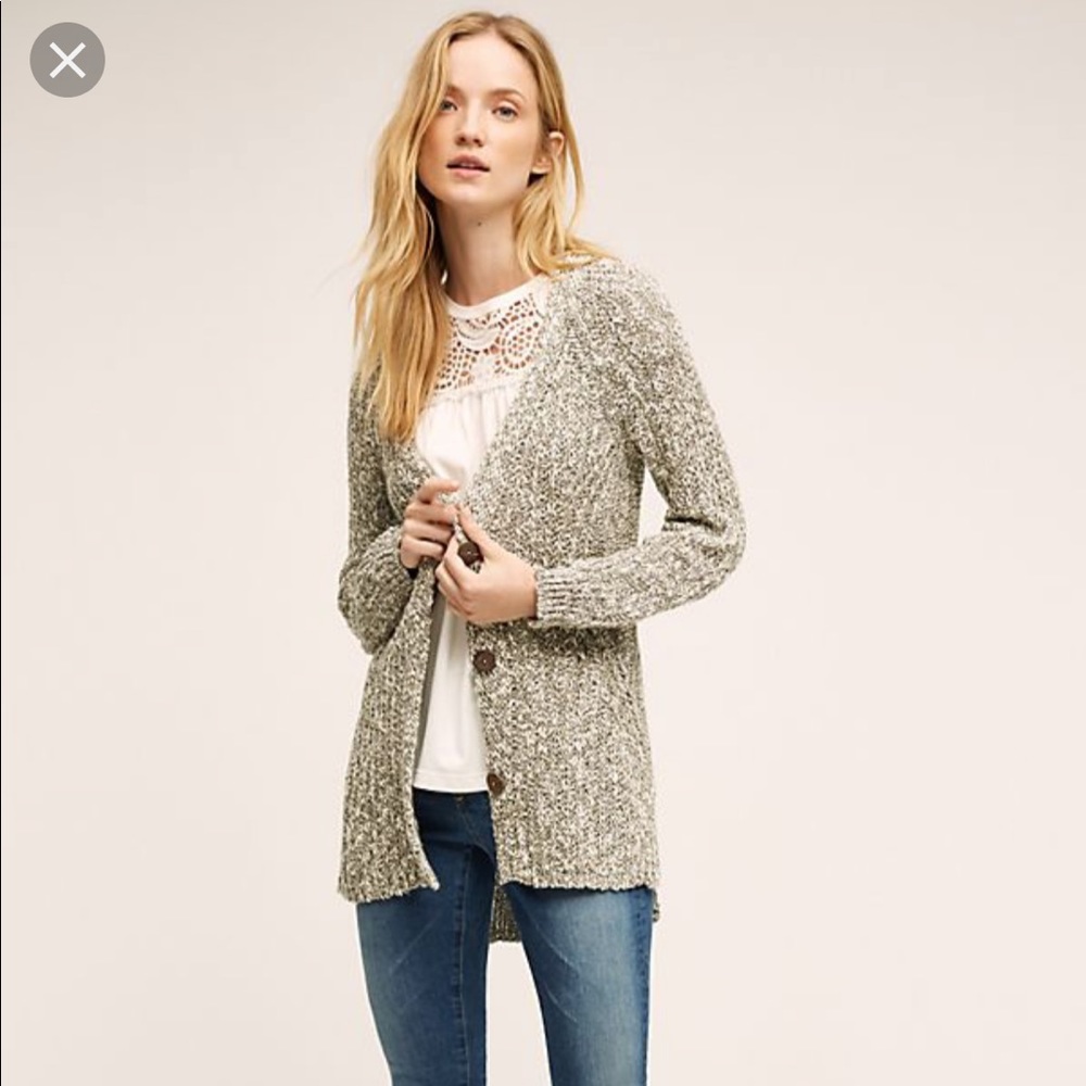 Anthropologie angel of the north cardigan